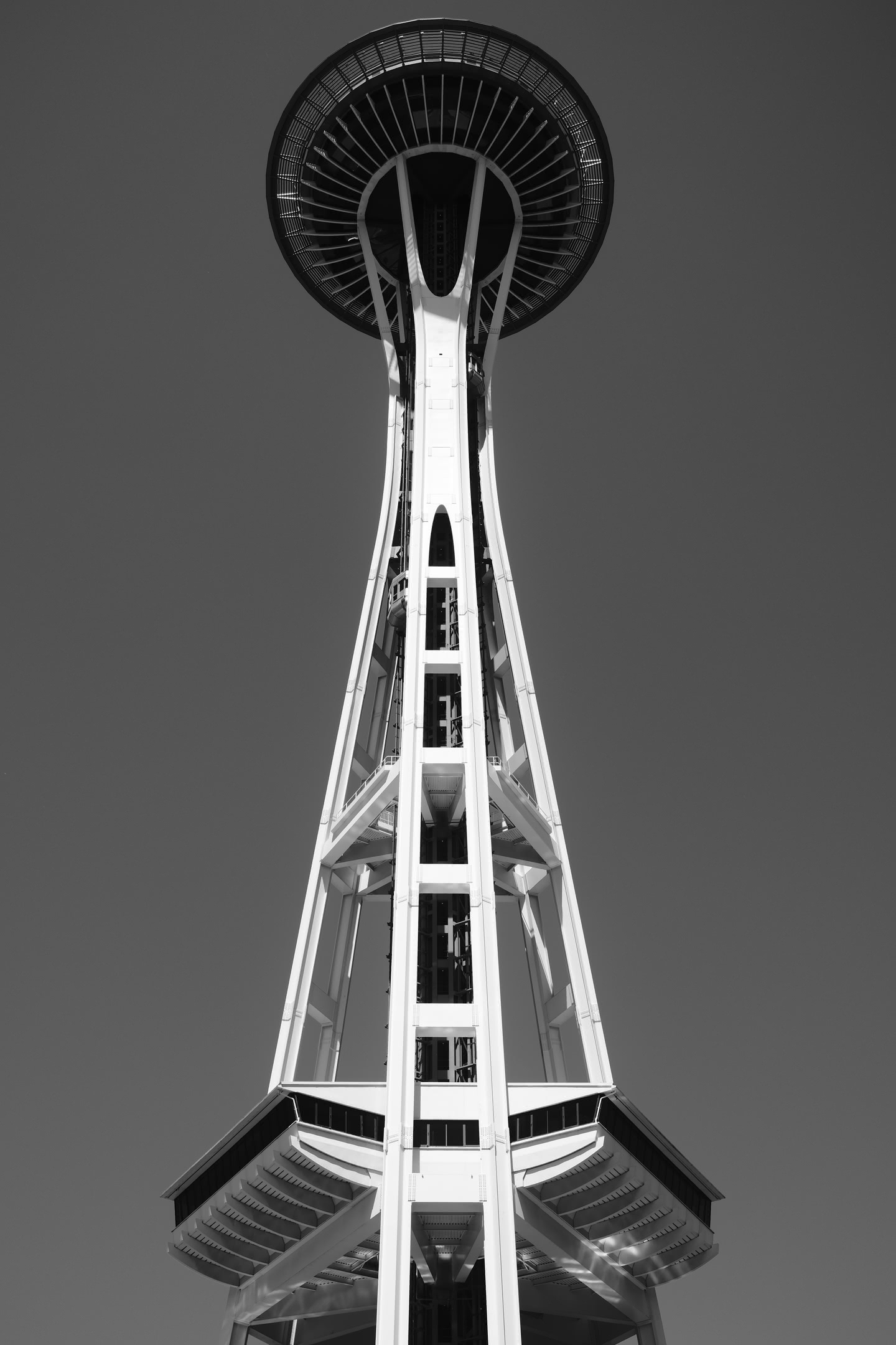 The Space Needle is an observation tower in Seattle, Washington, United States.